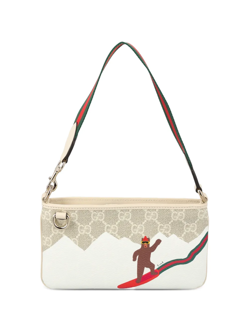 Gucci GG-patterned shoulder bag - Nude