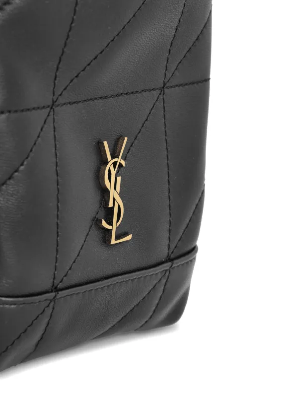 Saint Laurent キルティング バケットバッグ | ブラック | FARFETCH JP