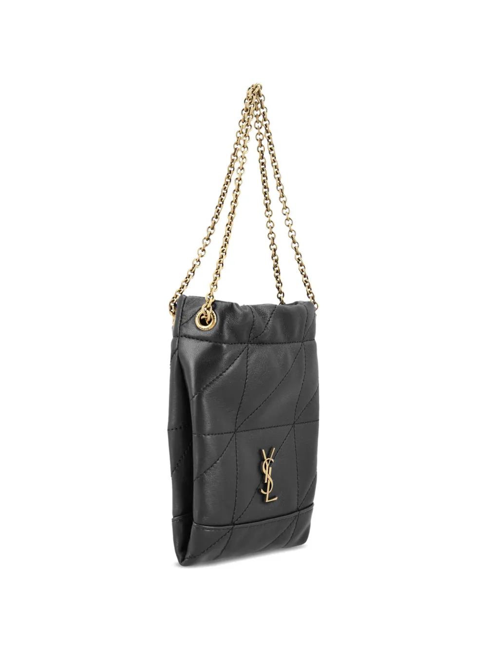 Saint Laurent キルティング バケットバッグ | ブラック | FARFETCH JP