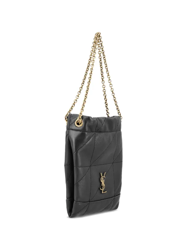 Saint Laurent キルティング バケットバッグ | ブラック | FARFETCH JP