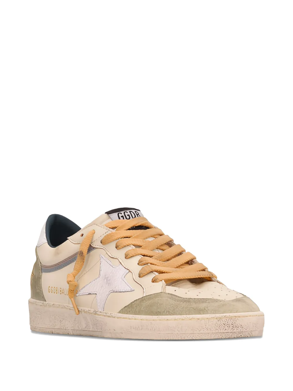Golden Goose Ball Star suede-panel sneakers Beige