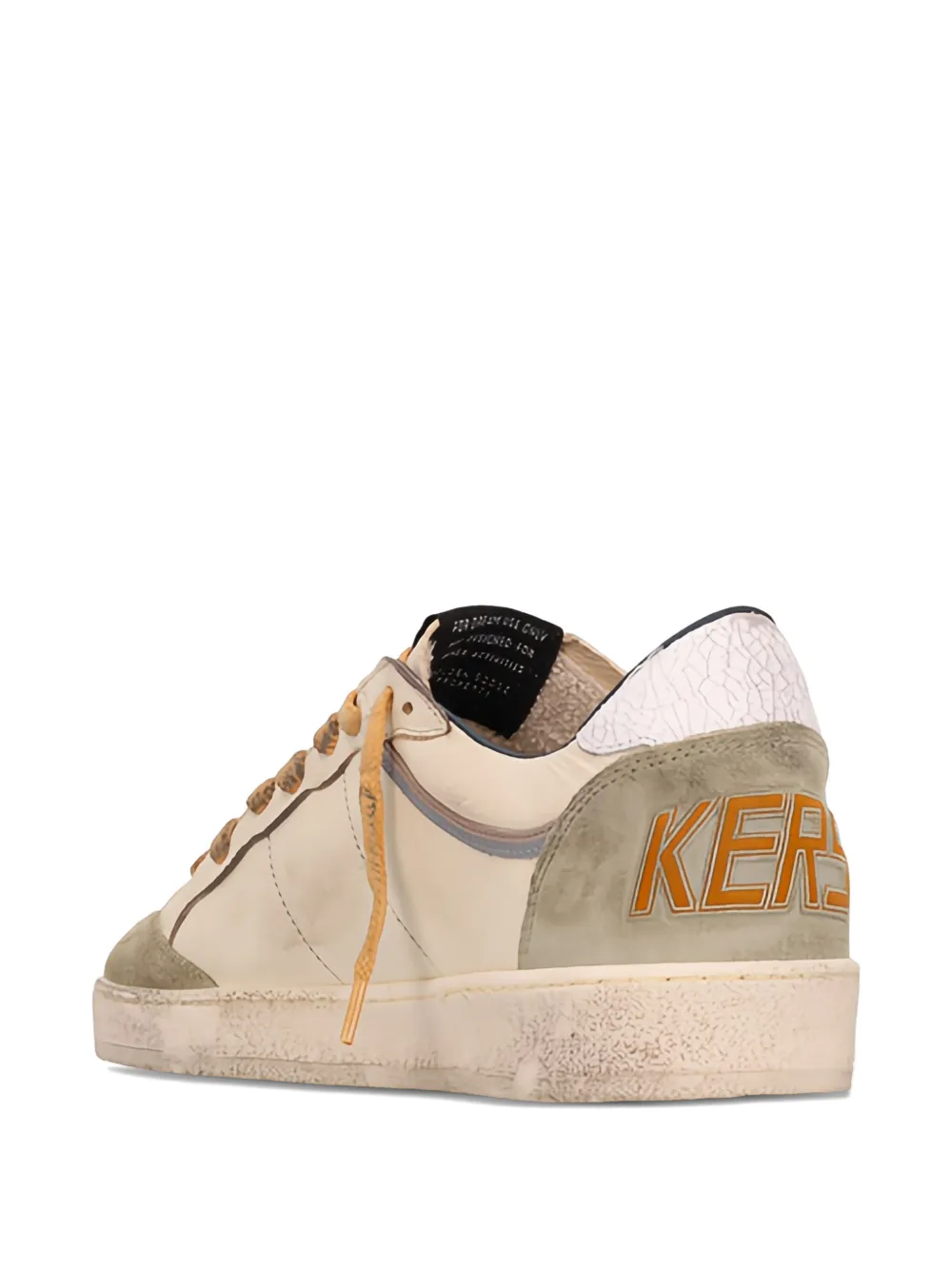 Golden Goose Ball Star suede-panel sneakers Beige