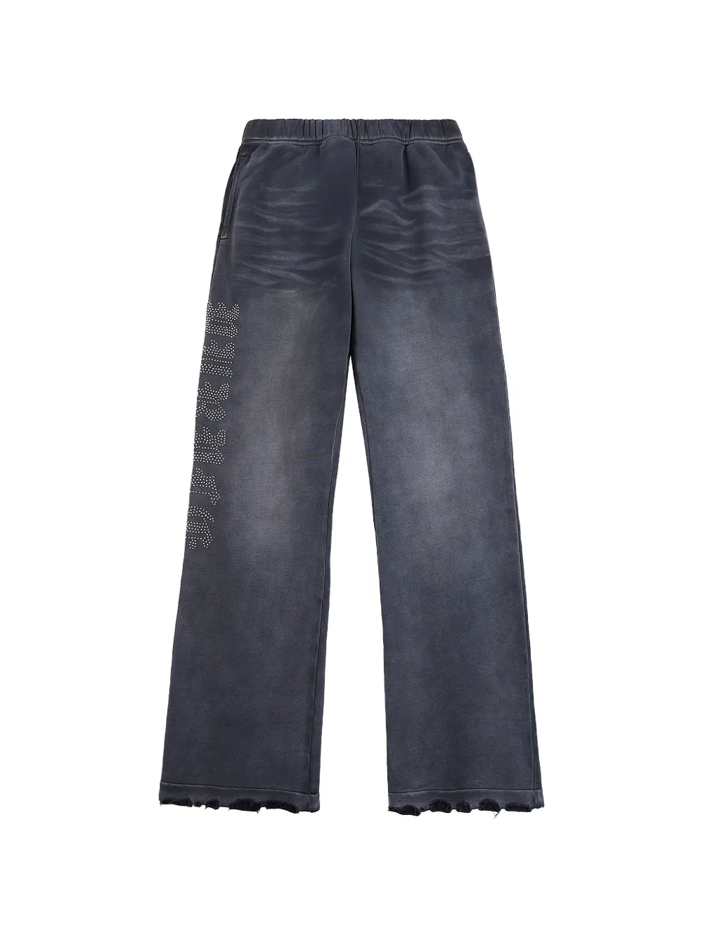 Purple Brand studded-detail track pants - Nero