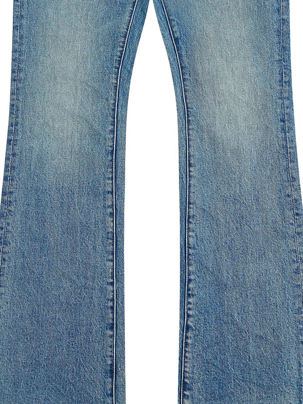 Purple Brand Worn Flare Denim Blue - Blauw