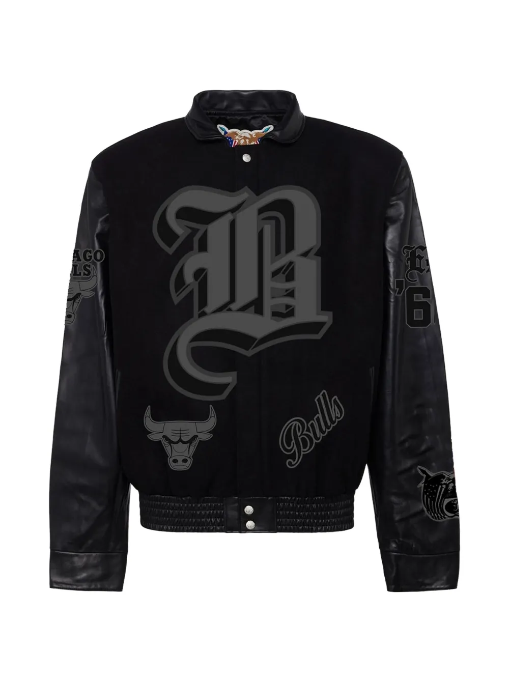 Jeff Hamilton x NBA button-fastening jacket - Nero