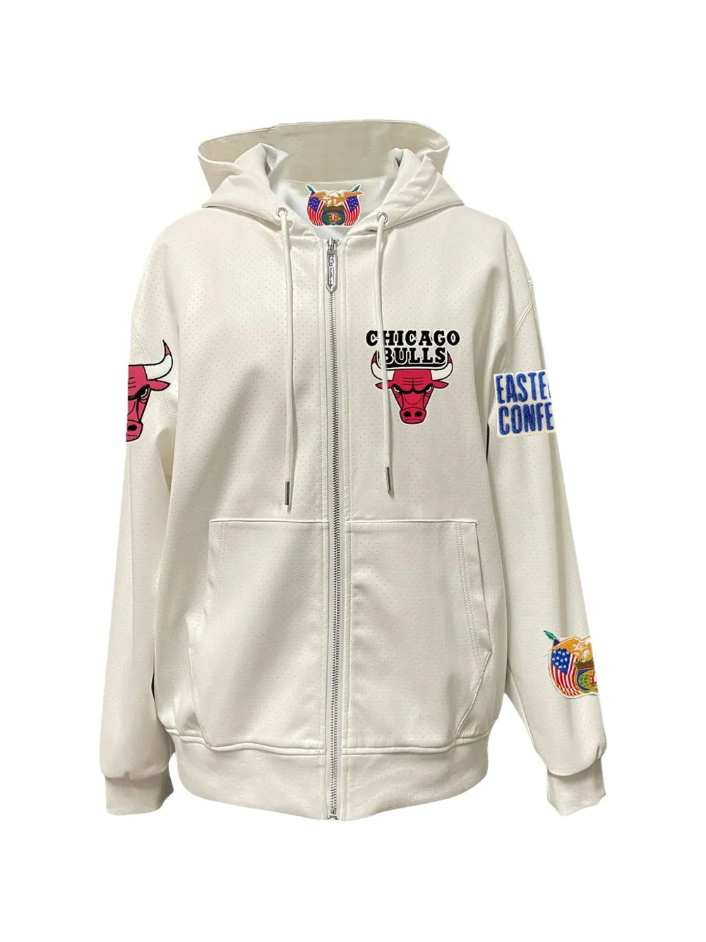 Jeff Hamilton Chicago Bulls zip-up hoodie - Toni neutri