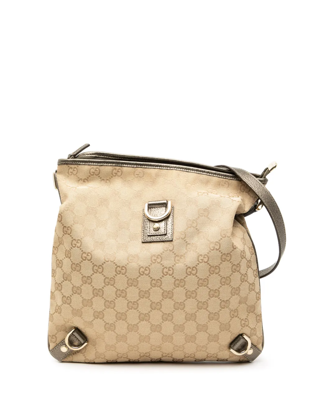 Gucci Pre-Owned 2000-2015 GG Canvas Abbey D Ring crossbody bag - Marrone