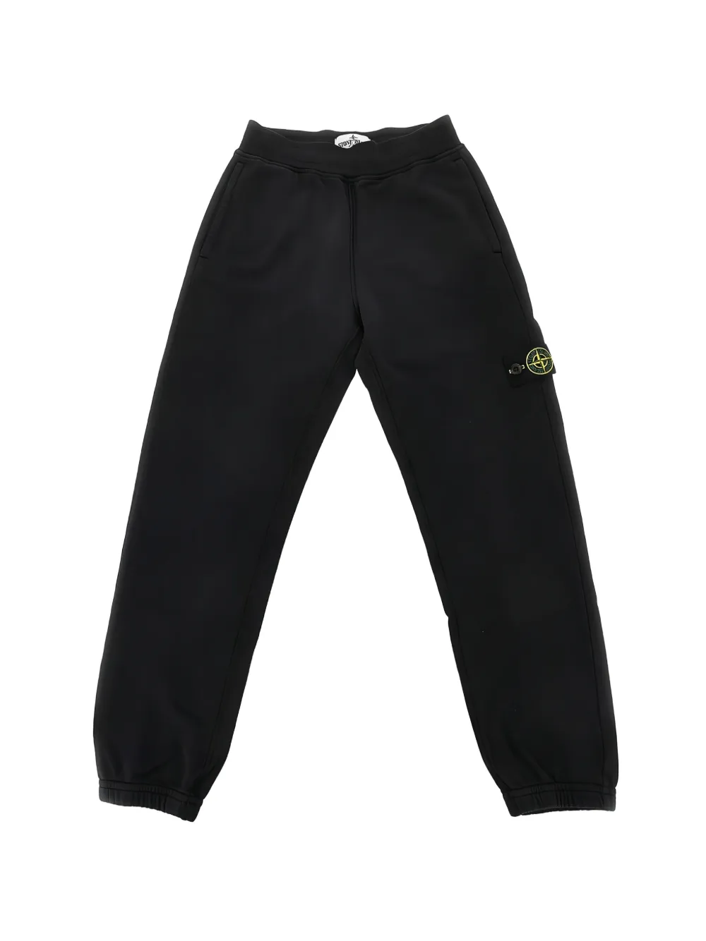 Stone Island Junior logo track pants - Nero