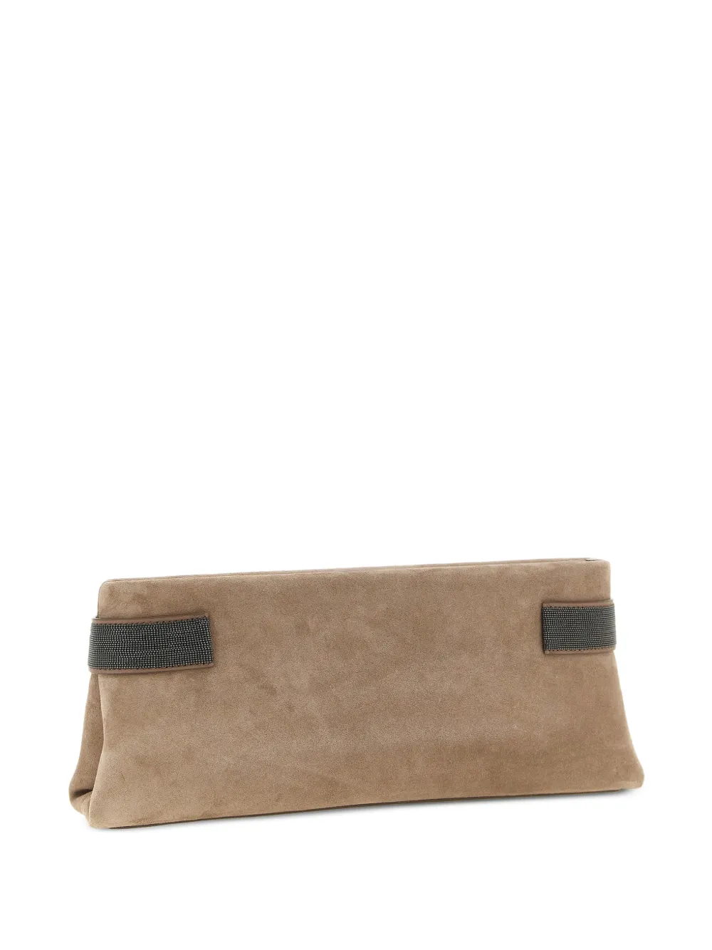  Brunello Cucinelli Side-insert Essence Clutch Bag - Neutrals 