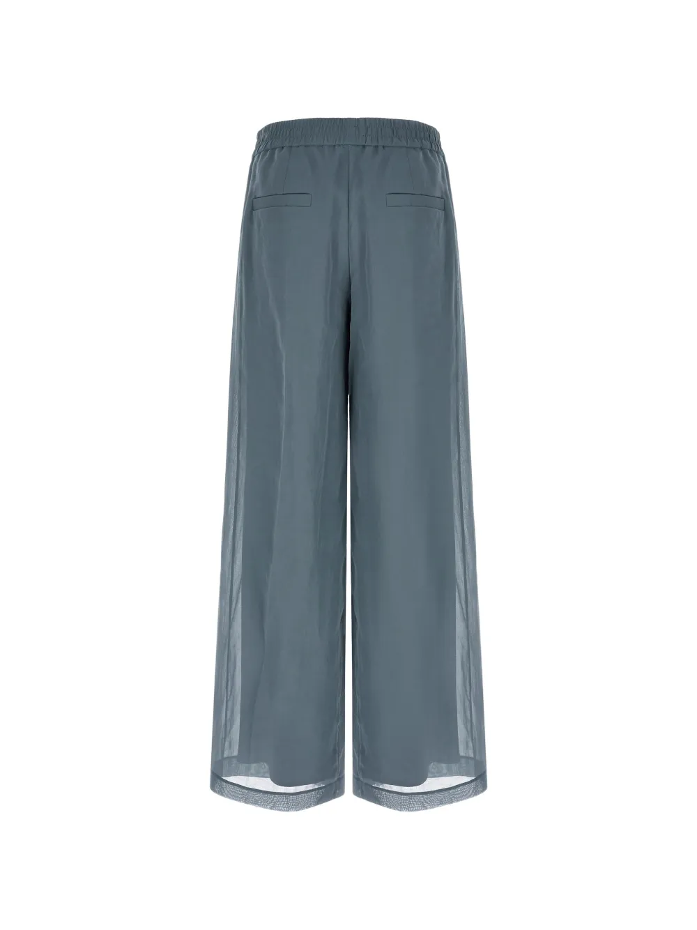  Brunello Cucinelli Elasticated-waist Trousers - Blue 