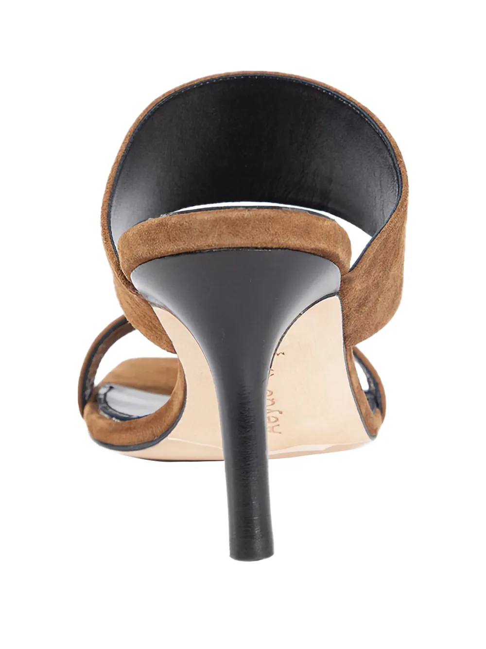 Aeyde Varvara suède muiltjes Bruin