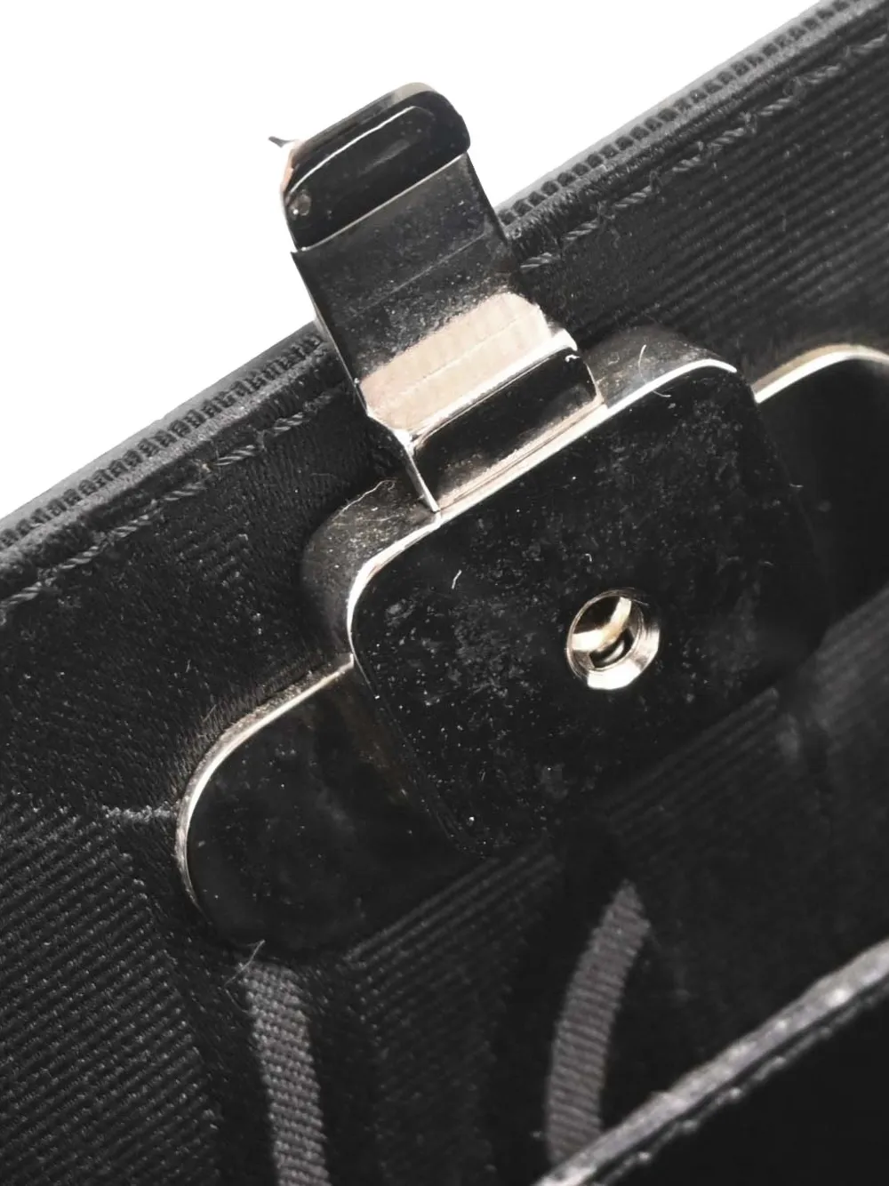 1990-2000s Gancini Aluminium Shoulder Bag