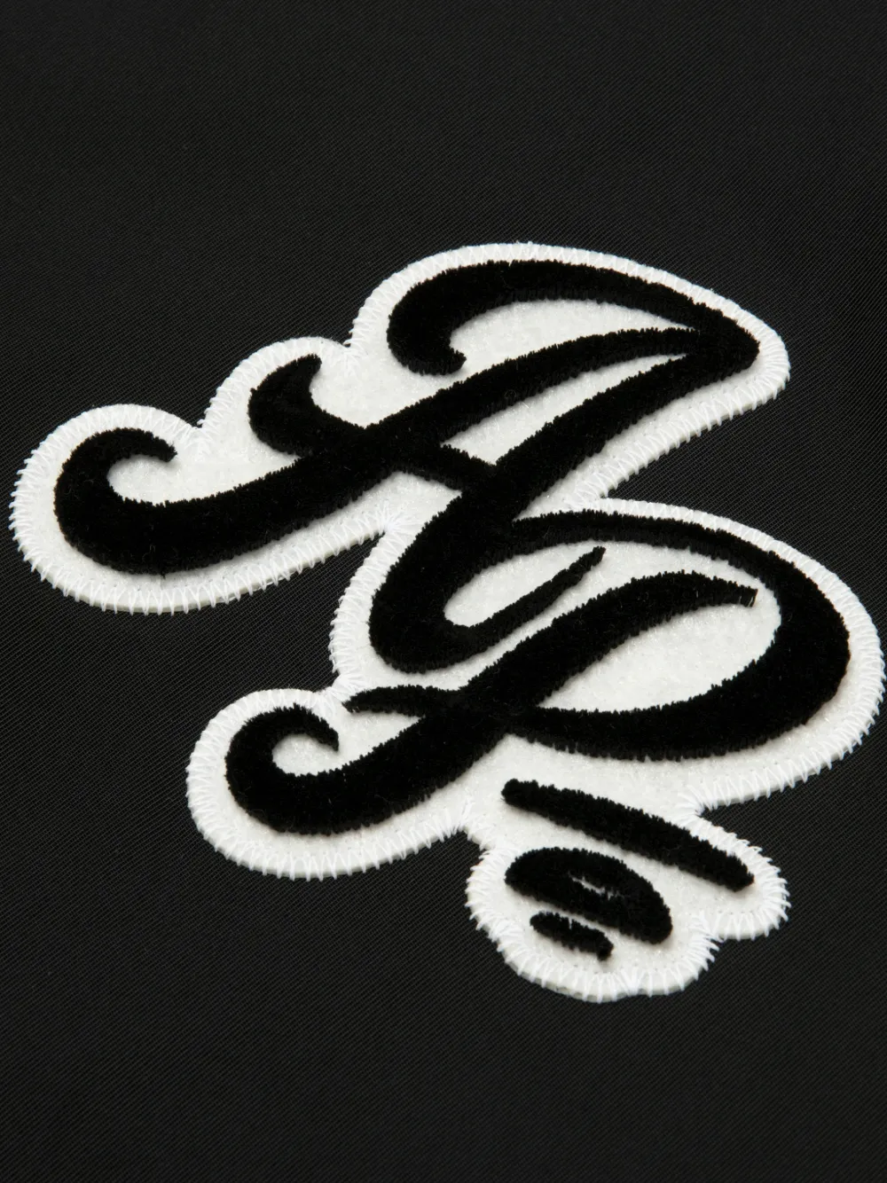 AAPE BY *A BATHING APE Bomberjack met logodetail Zwart