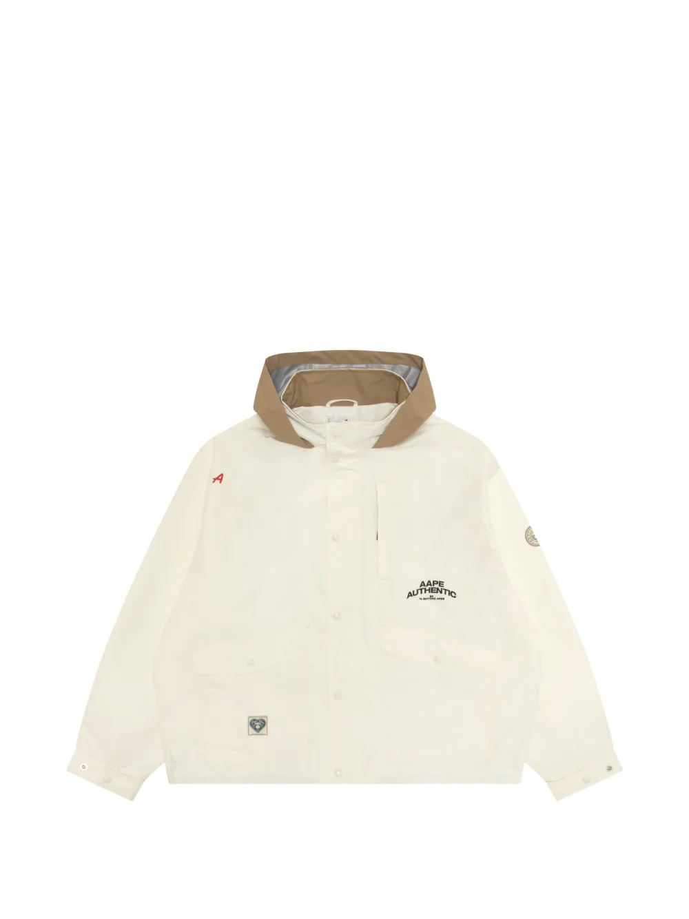 AAPE BY *A BATHING APE® hooded jacket - Nude