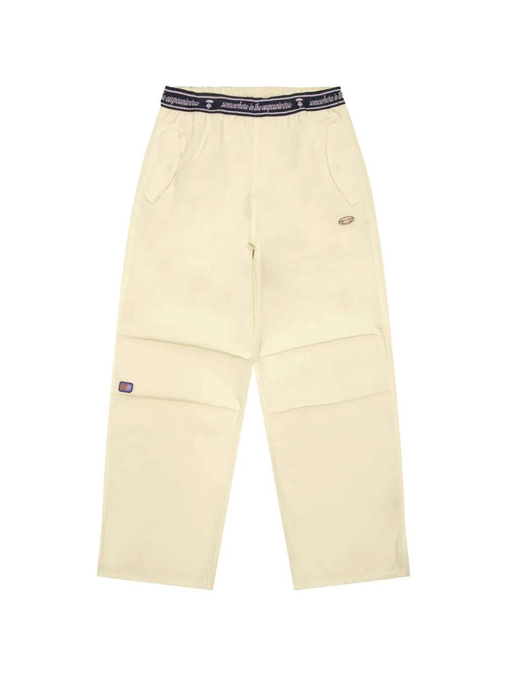 AAPE BY *A BATHING APE® Pantaloni con vita elasticizzata - Toni neutri