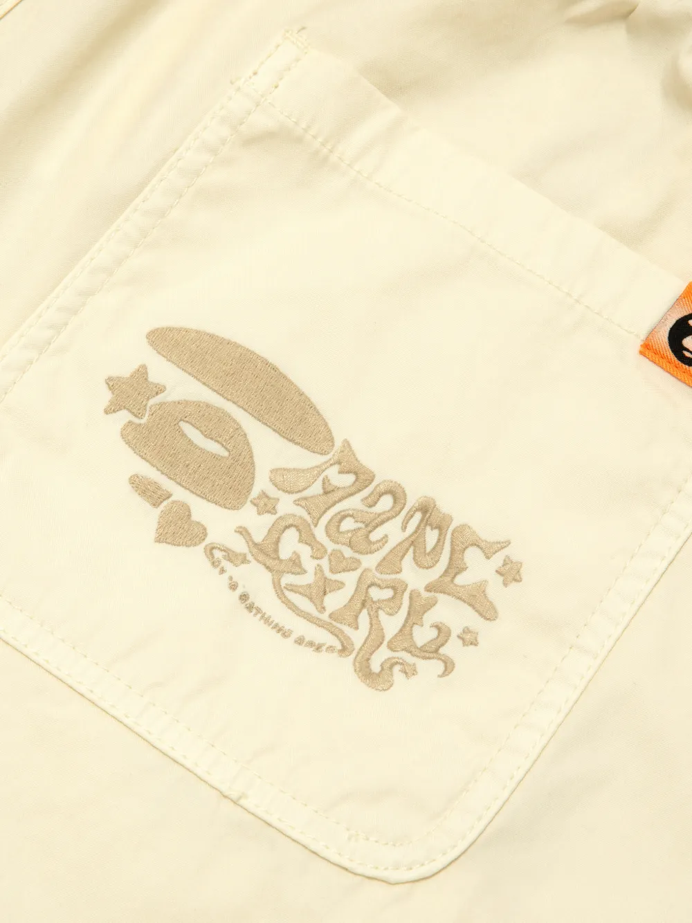  Aape By *a Bathing Ape® Elastic-waistband Logo Trousers - Neutrals 