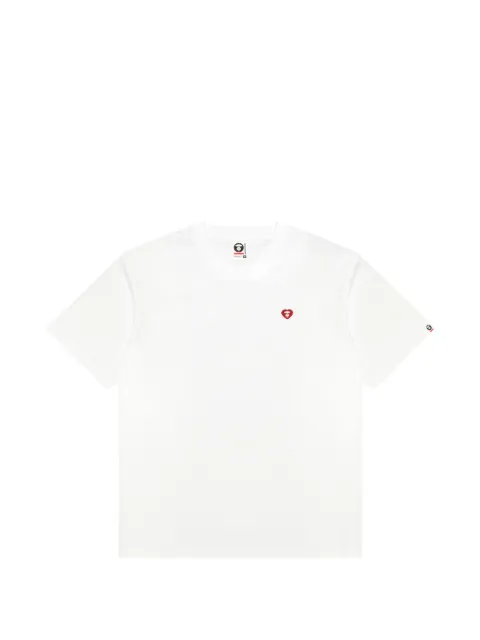 AAPE BY *A BATHING APE® heart-motif T-shirt