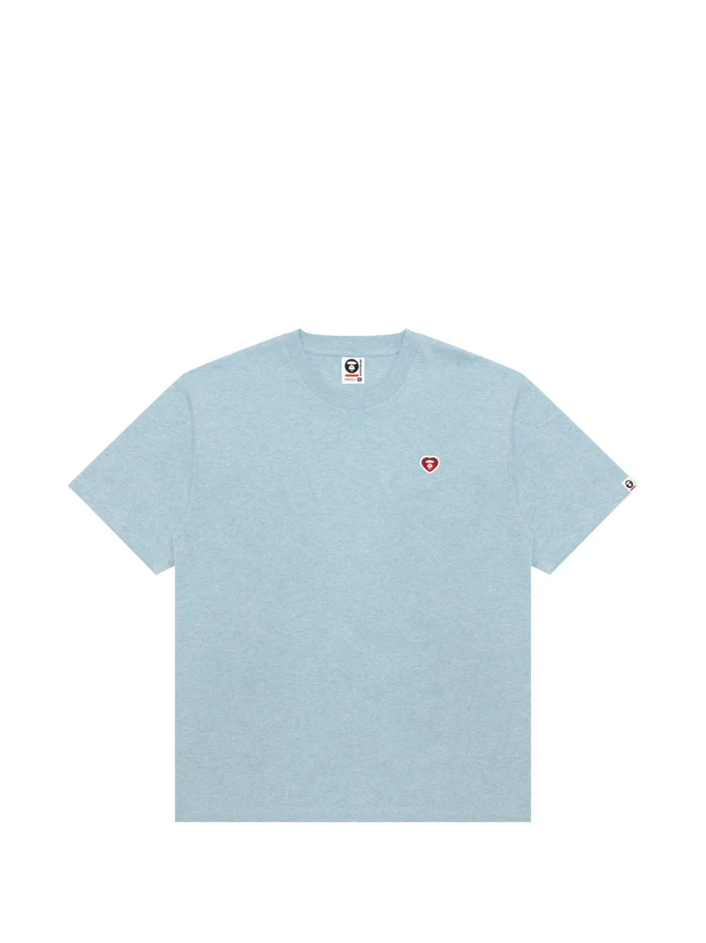 AAPE BY *A BATHING APE® T-shirt con applicazione - Blu
