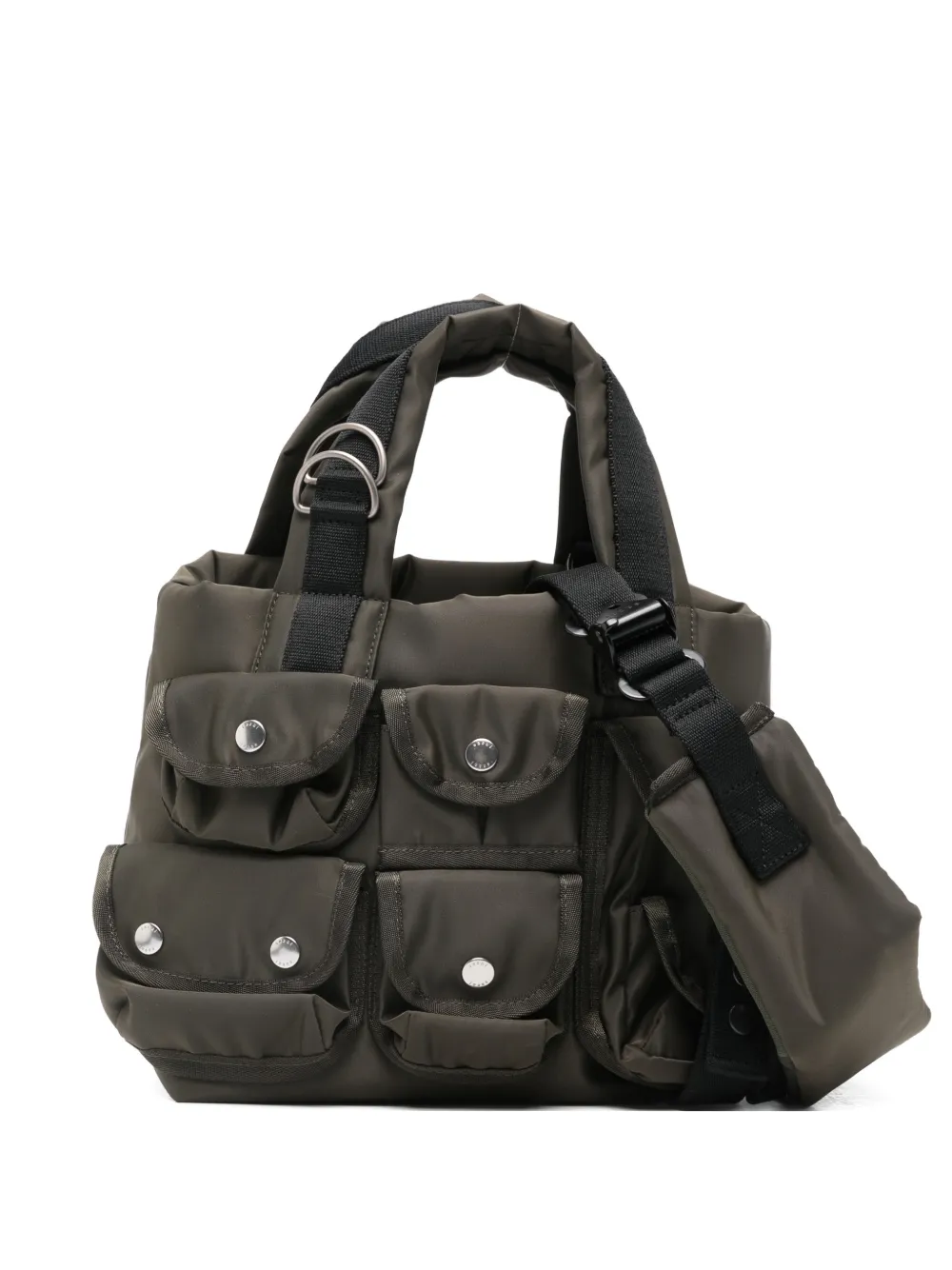 sacai pockets handle tote bag - Verde