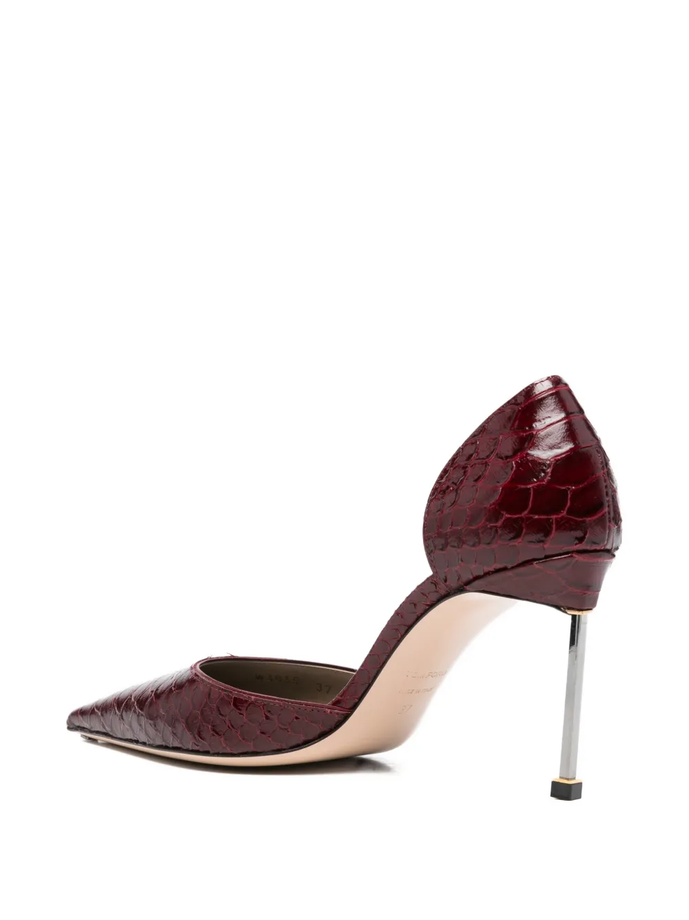 TOM FORD D'Orsay heeled pumps Rood