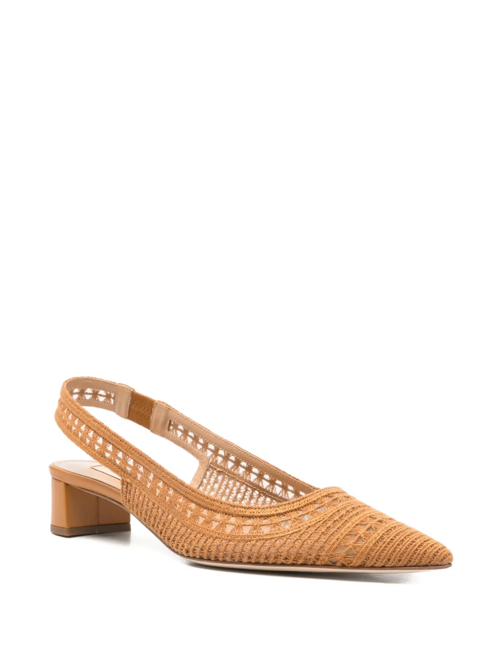  Arteana Trieste Point-toe Slingback Pumps - Neutrals 