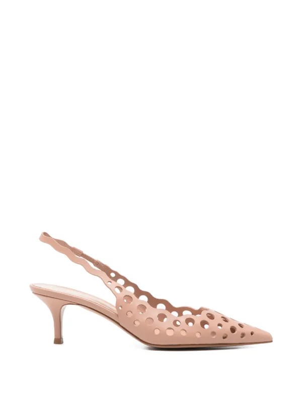 Gianvito Rossi Slingback Pumps in Pink