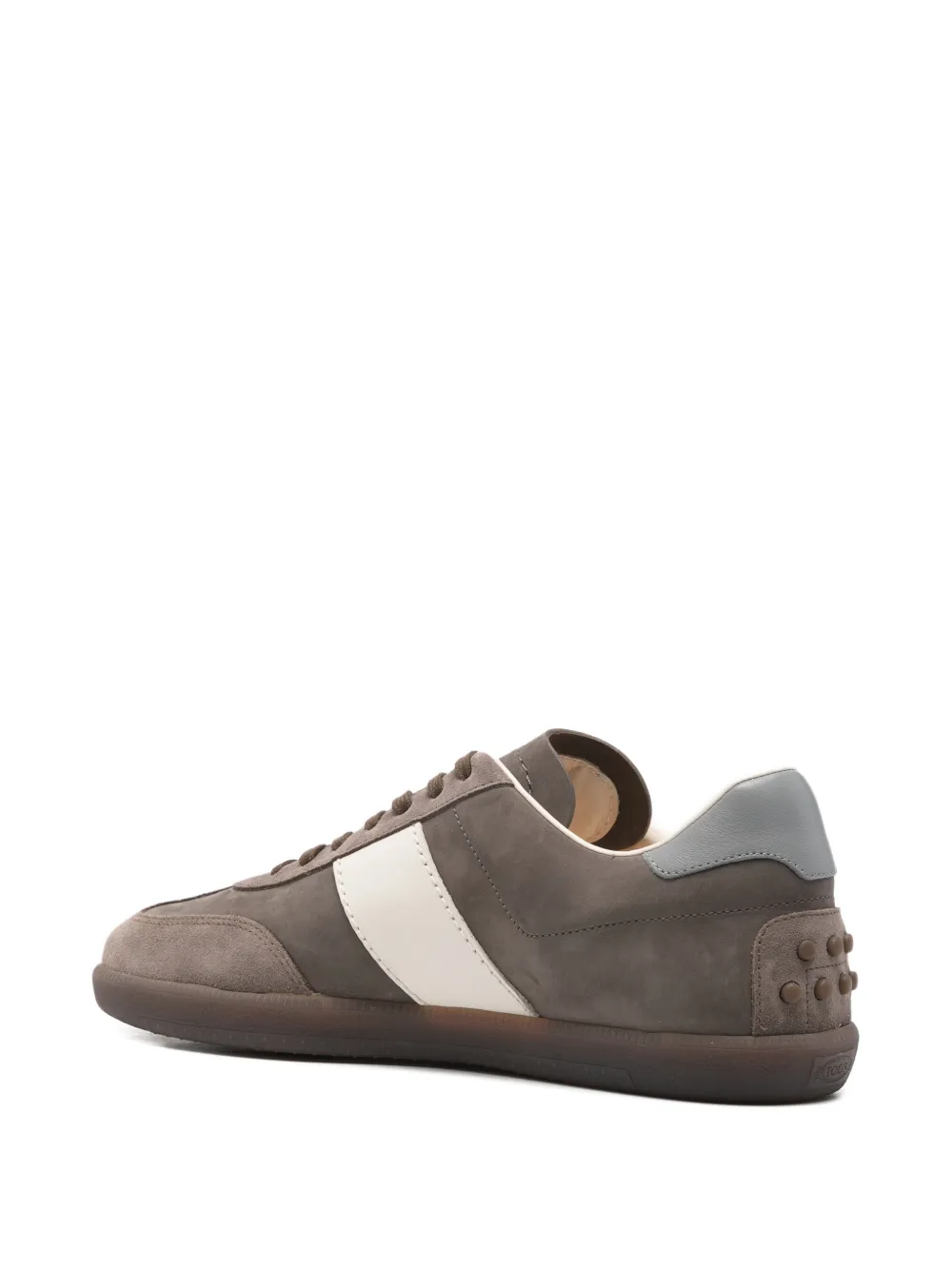 Tod's Tabs stripe panelled sneakers Bruin