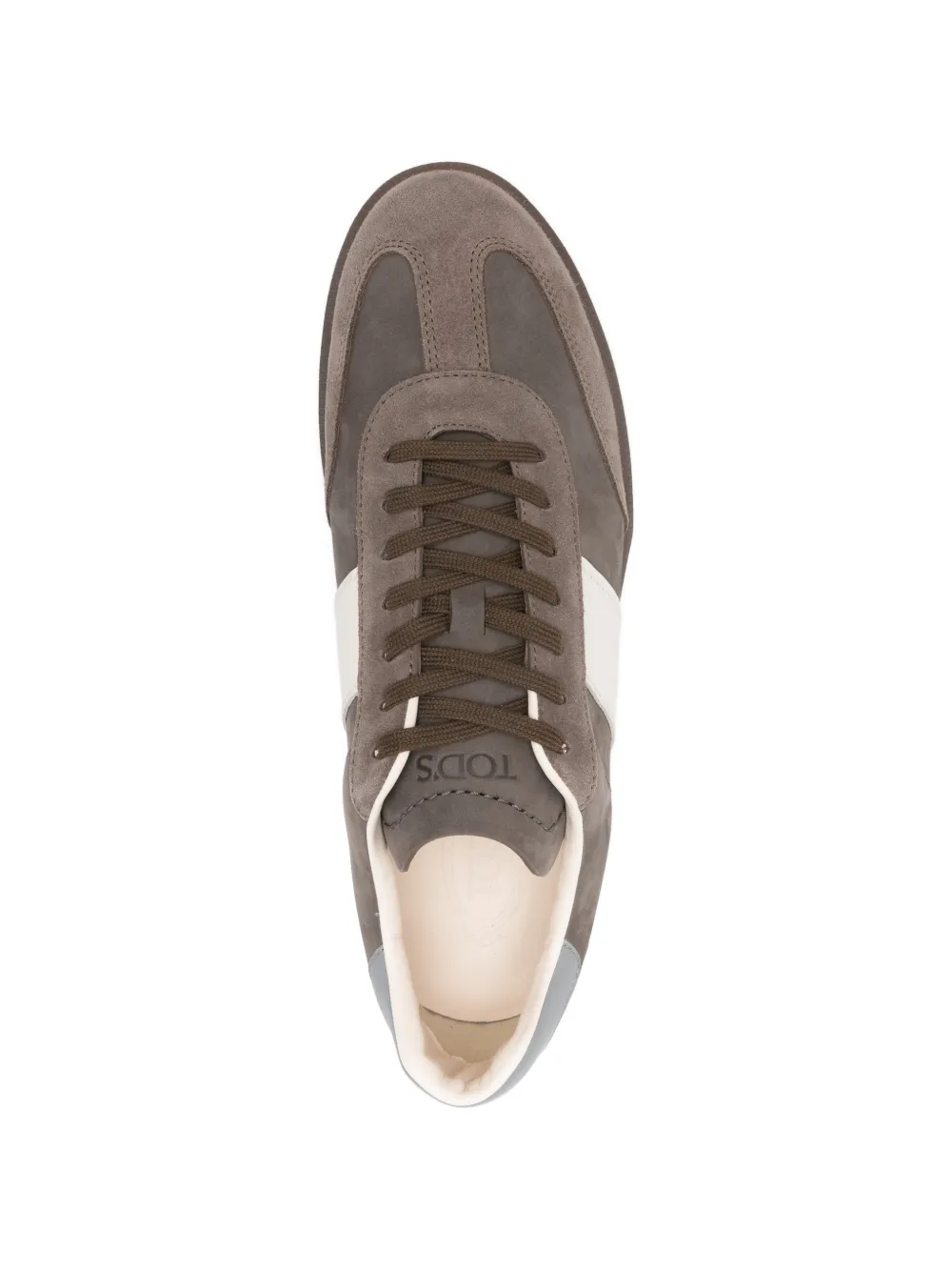 Tod's Tabs stripe panelled sneakers Bruin