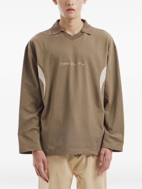 Off Duty Ovan contrast-panel long-sleeve T-shirt