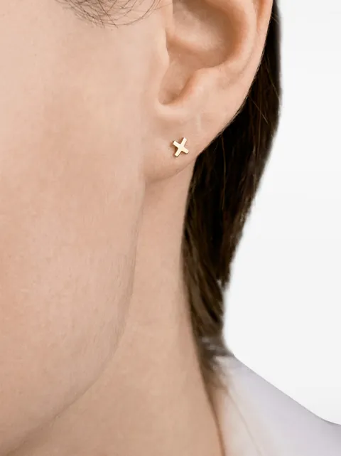 Tilla cross stud mono-earring