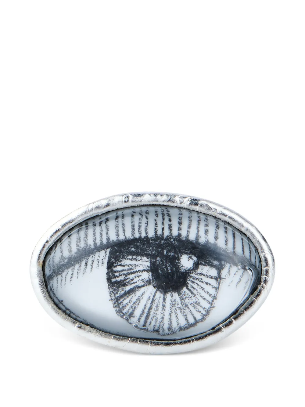 Poison Drop Lab eye-paint ring - Argento