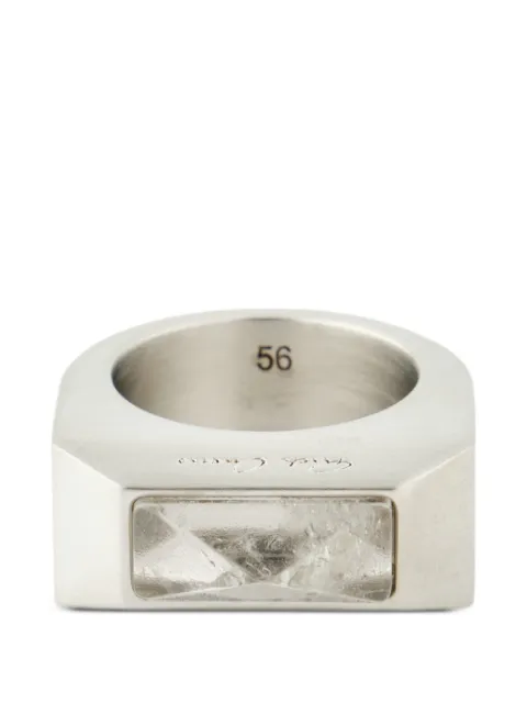 Rick Owens Crystal Pyramid ring