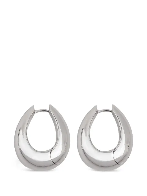 Tom Wood large Ice hoop earrings