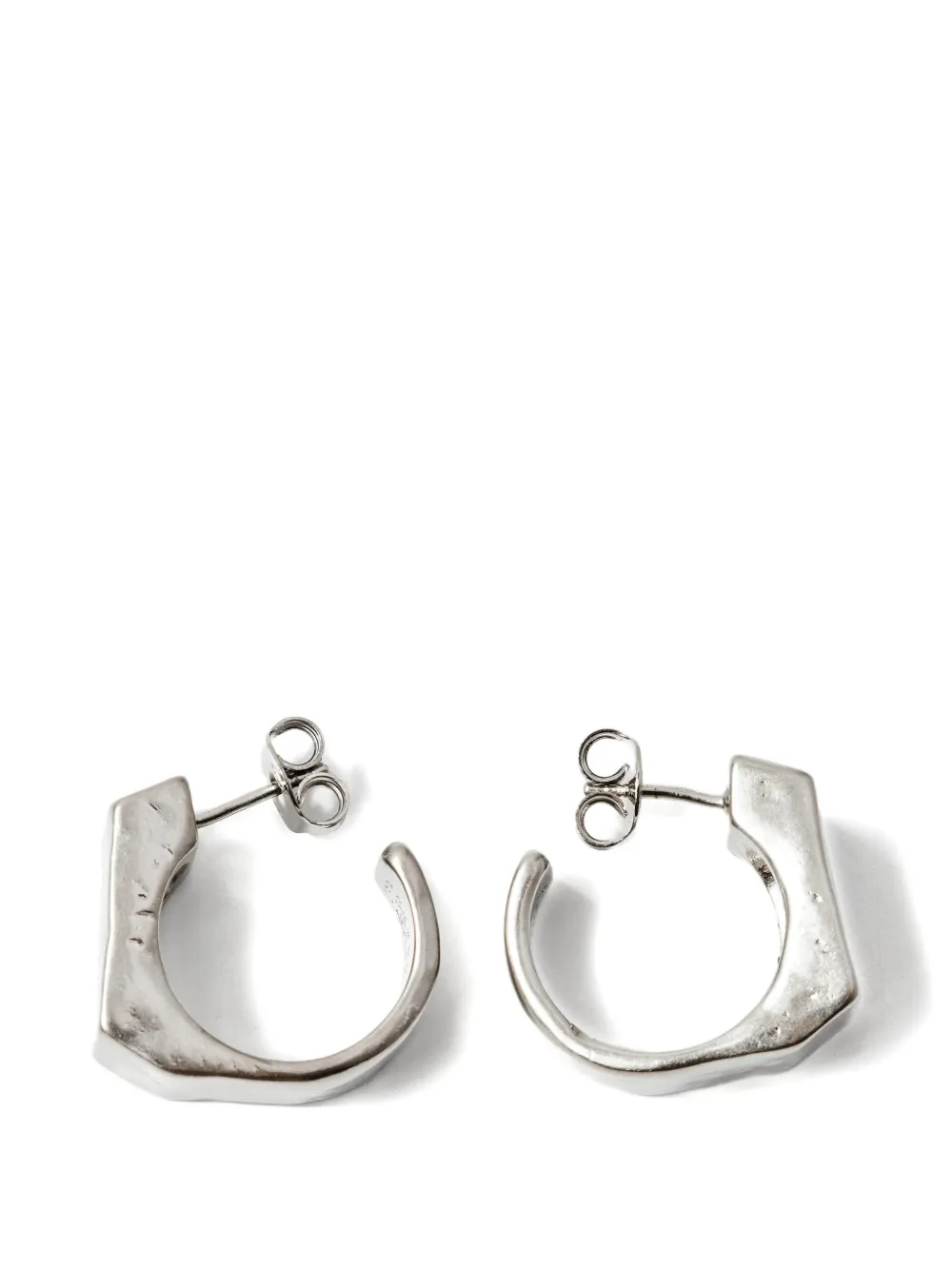MM6 Maison Margiela geometric earrings - Argento