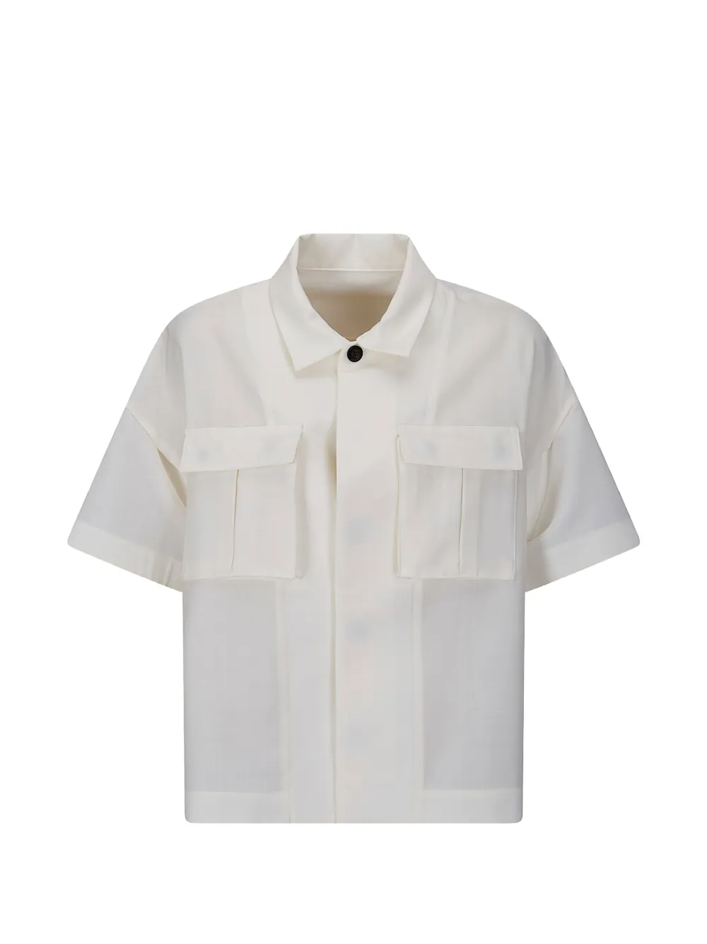 sacai pocket short sleeve shirt - Toni neutri