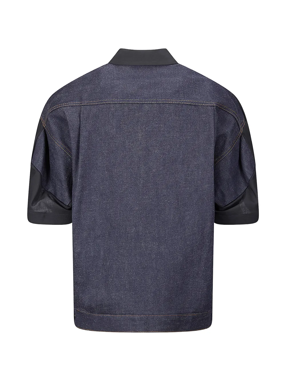 sacai Blouse met klepzak en vlakken Grijs