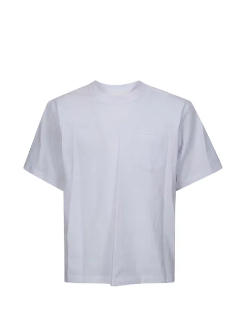 sacai panelled cotton T-shirt