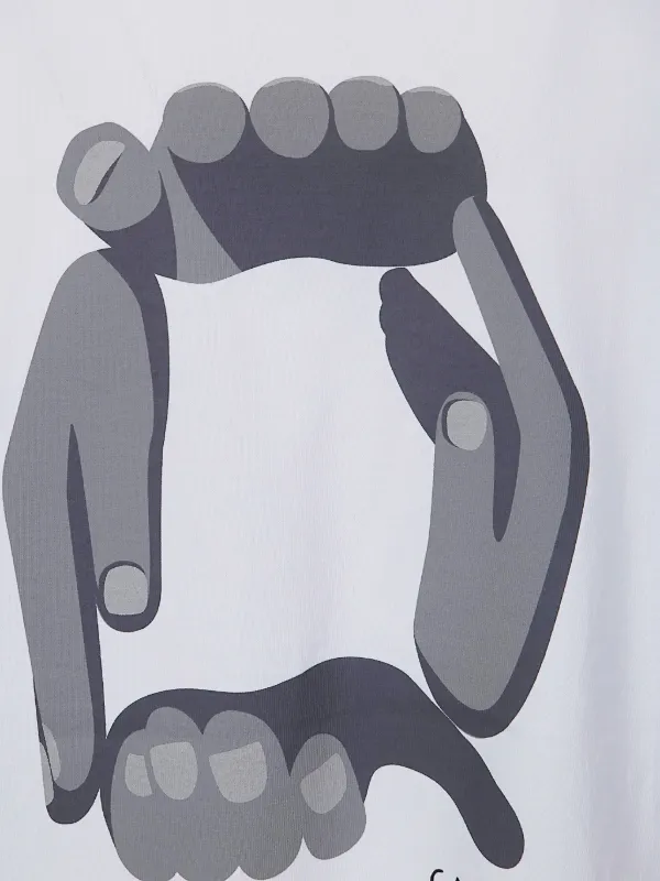 Sacai x Geoff Mcfetridge Print T-shirt | White | FARFETCH
