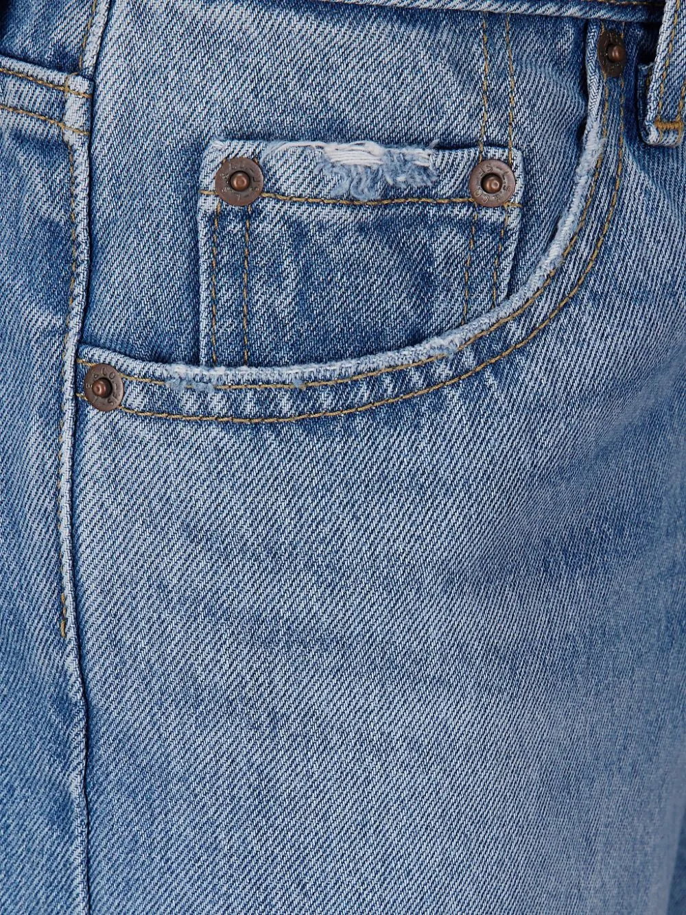 Levi's Gerafelde jeans Blauw