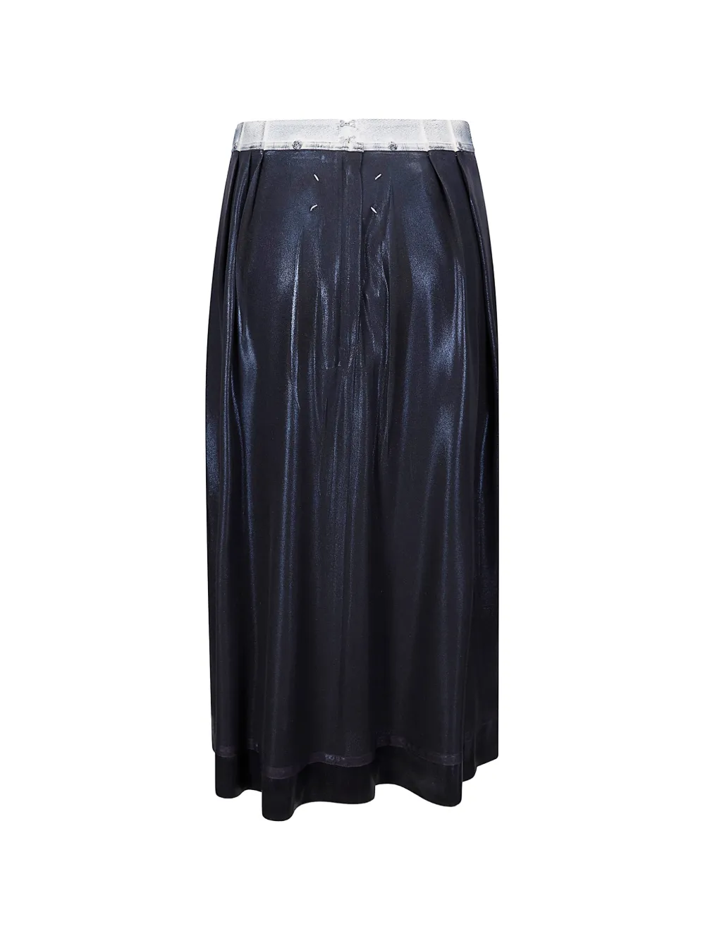  Maison Margiela Four-stitch Midi Skirt - Blue 
