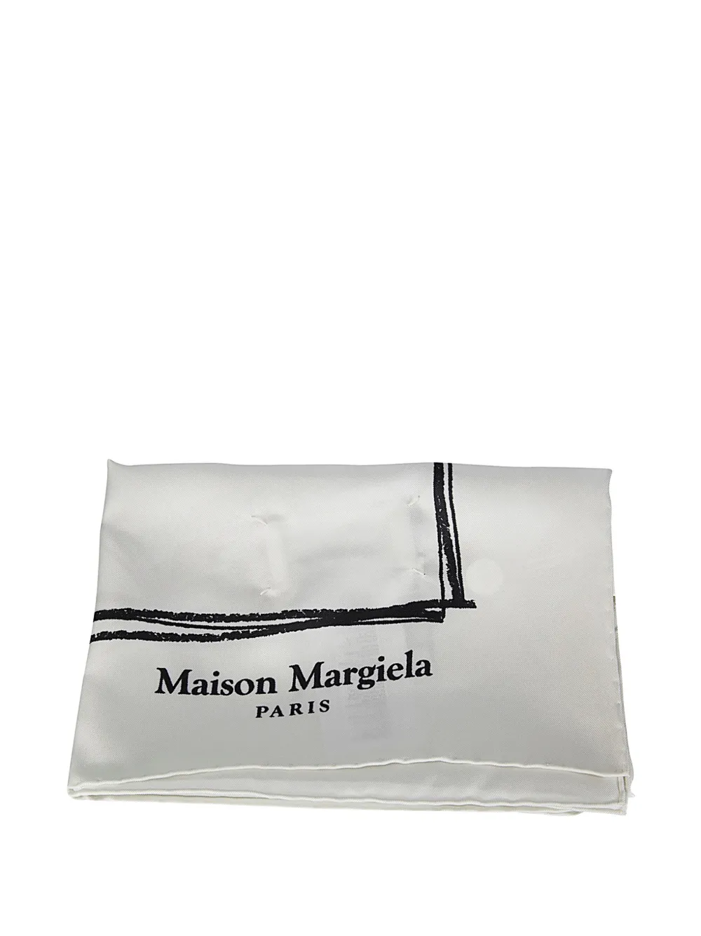 Maison Margiela Zijden sjaal Wit