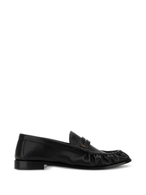 Saint Laurent mocasines penny de piel