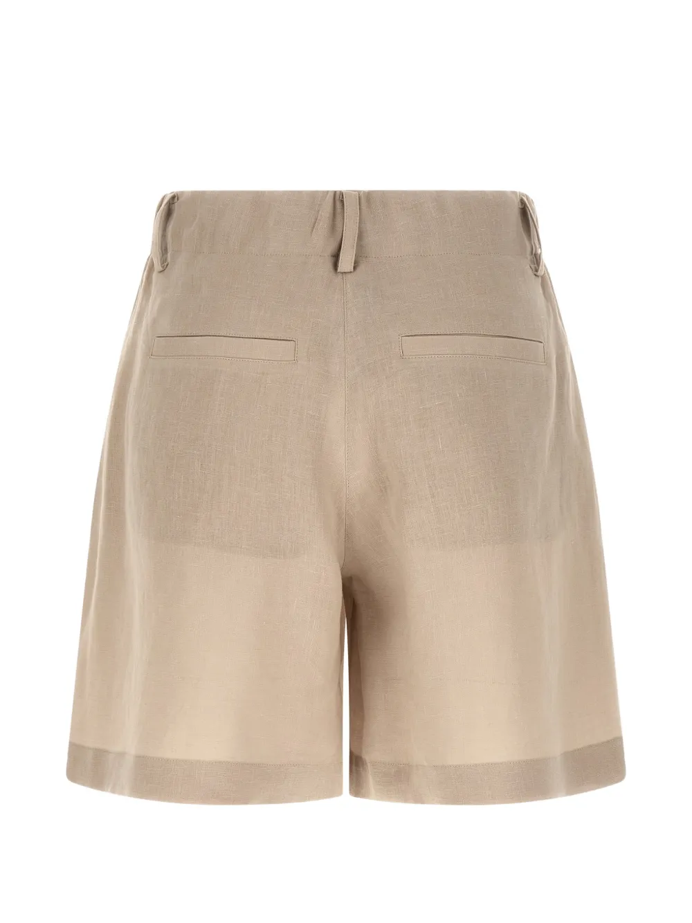 Brunello Cucinelli double-pleats shorts - Beige