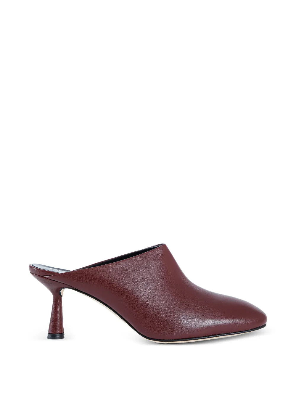 Aeyde Mila leather mules Rood