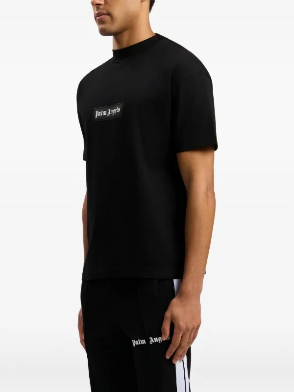 Palm Angels Box Logo T-shirt | Black | FARFETCH