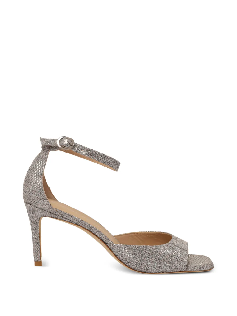 Stuart Weitzman Sandalen met enkelbandje Zilver