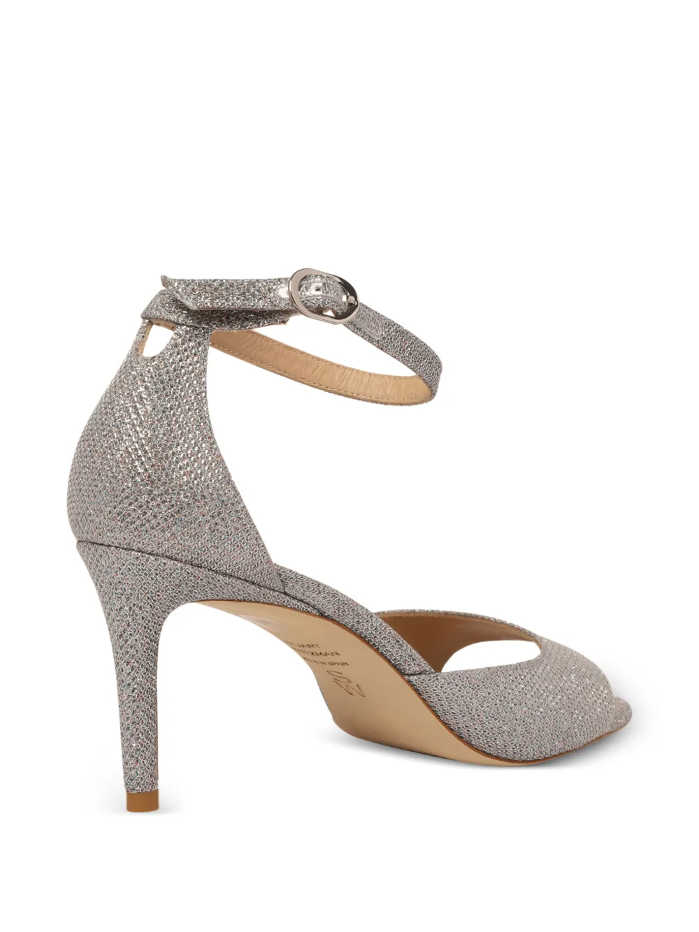 Stuart Weitzman Sandalen met enkelbandje Zilver