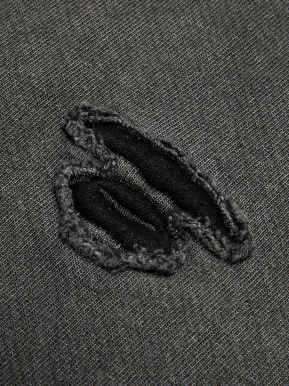 AAPE BY *A BATHING APE Sweater met logopatch Grijs