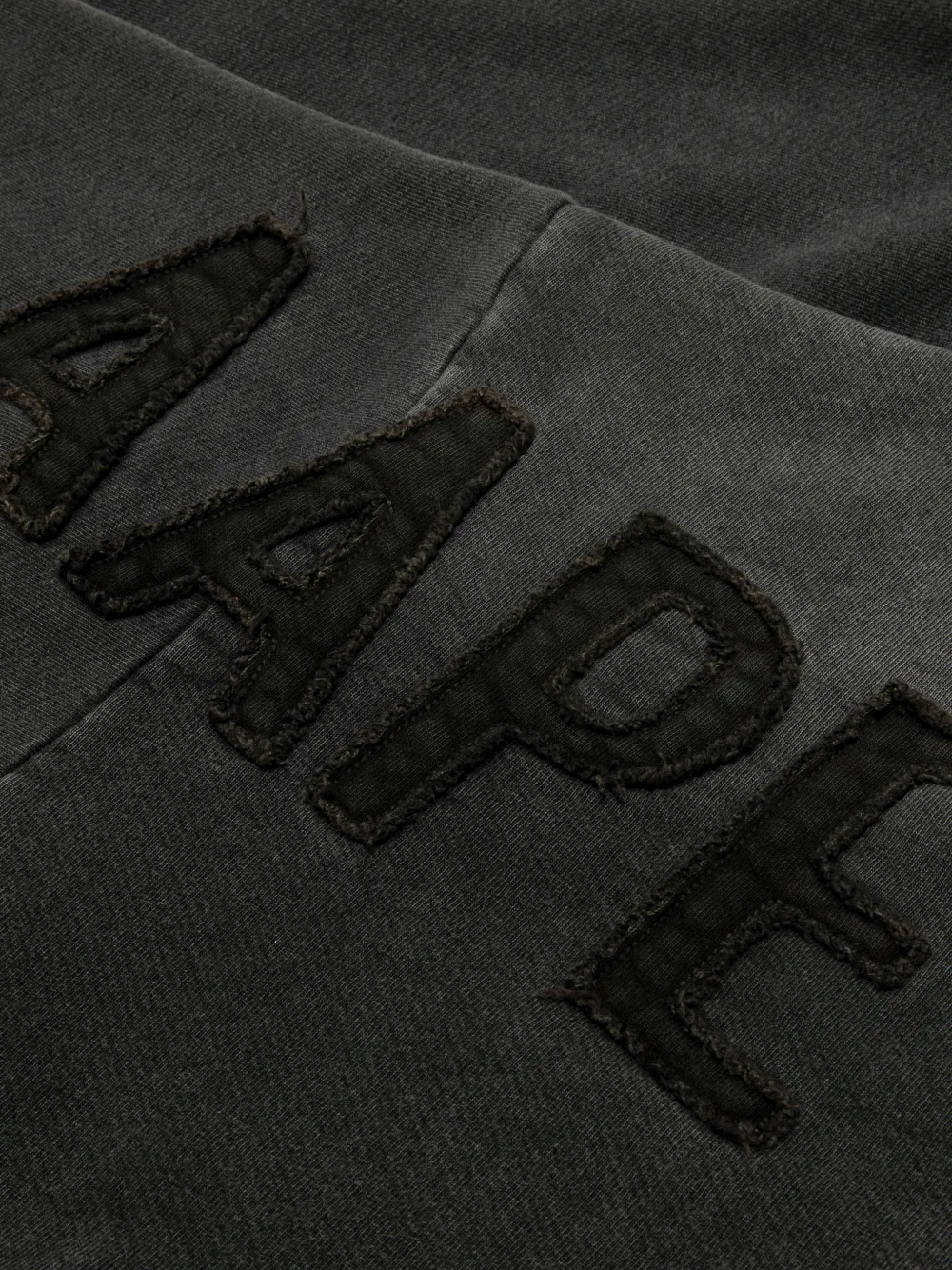 AAPE BY *A BATHING APE Sweater met logopatch Grijs