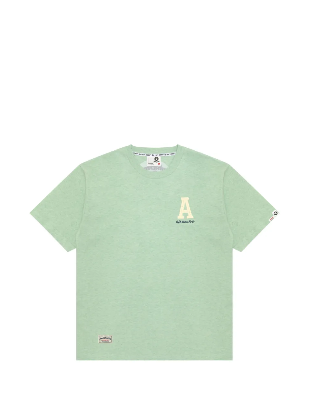 AAPE BY *A BATHING APE® T-shirt con ricamo - Verde